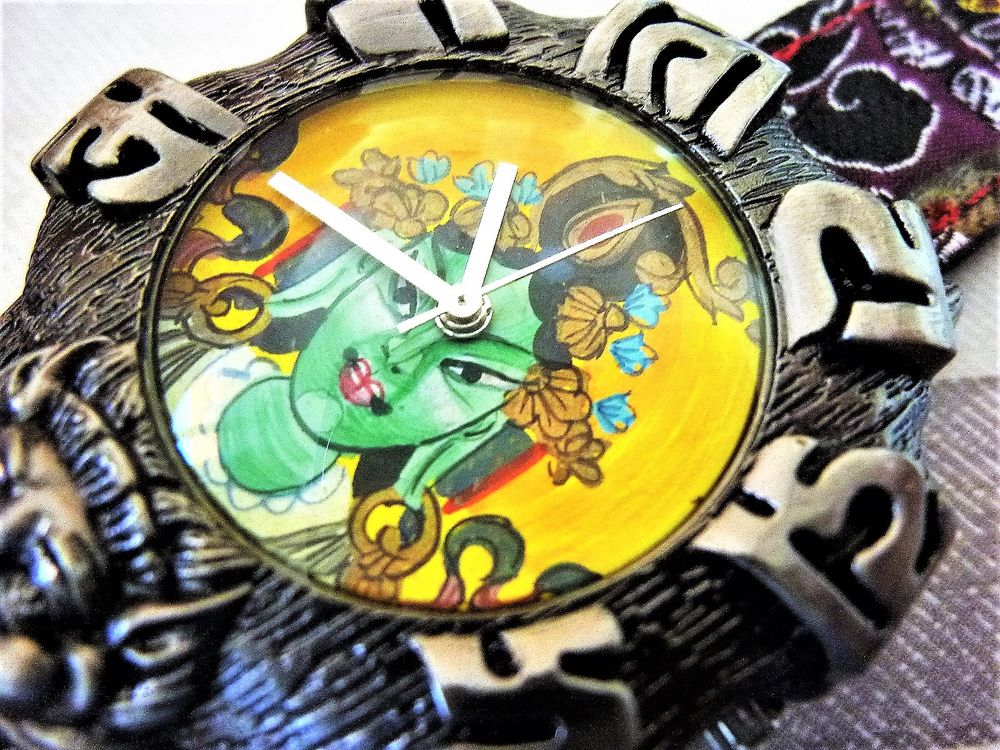 Tib&eacute;taine MANDALA montre &eacute;dition limit&eacute;e 2001 ANQ1001 Bijoux et montres