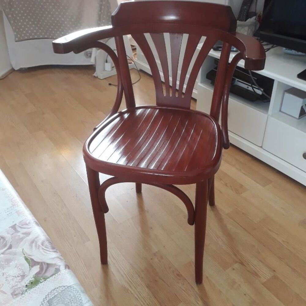 3 CHAISES STYLE THONET/BAUMANN TRES BON ETAT Meubles