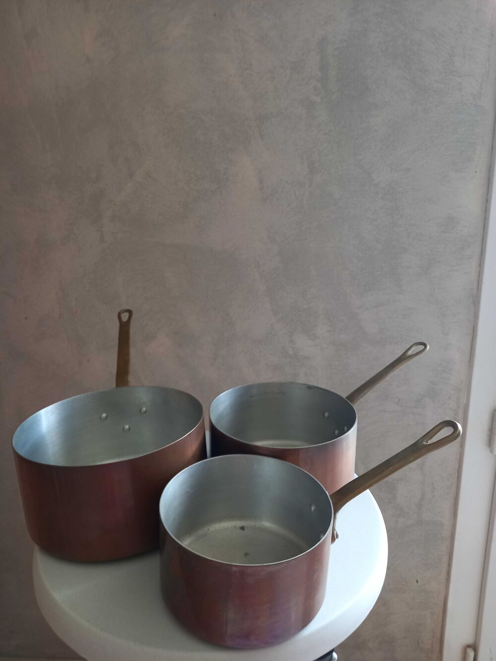 lot casserole cuivre Tournus France Décoration