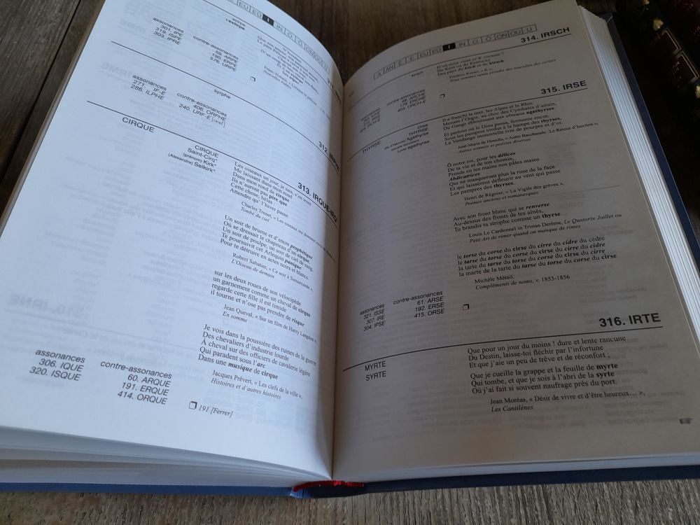 Dictionnaires des rimes et assonances Livres et BD