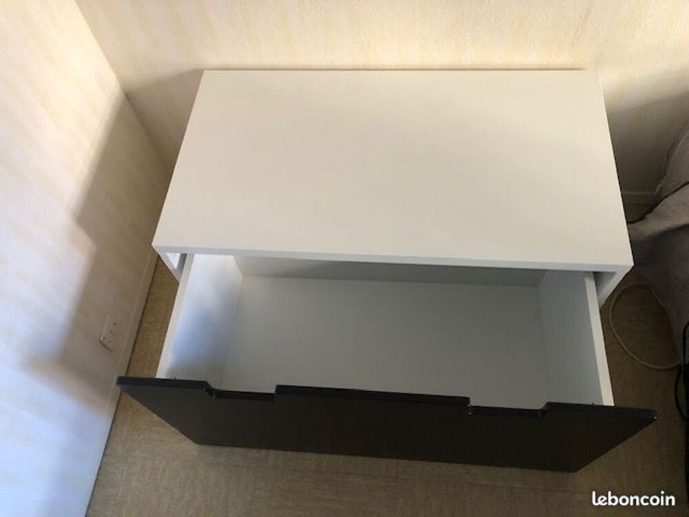 Rangement / meuble IKEA noir et blanc - Tr&egrave;s bon &eacute;tat Meubles