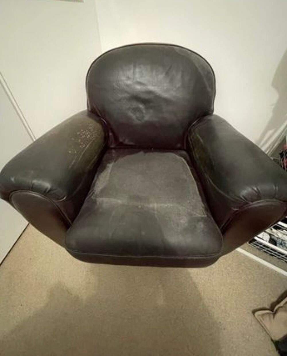 Fauteuil en cuir Meubles