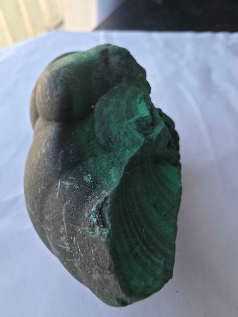 Minéral Rare : Malachite Botryoidale Veloutée RDC 435g Collection 45 Bagneux (92)