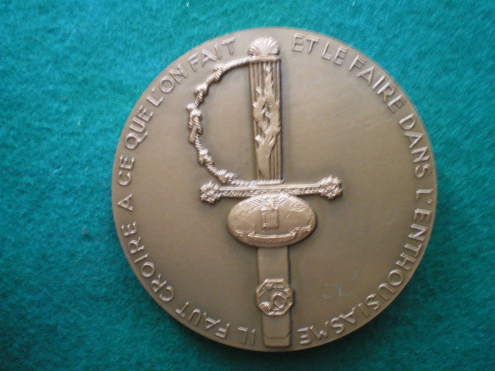 M&eacute;daille de Robert Garric - Membre de l'Institut. 