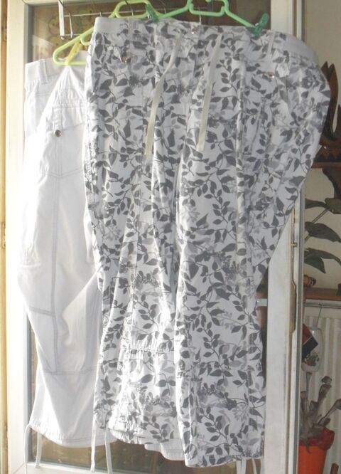 Lot de 2 pantalons lgers femme 
MSmode
taille 52 25 Montreuil (93)