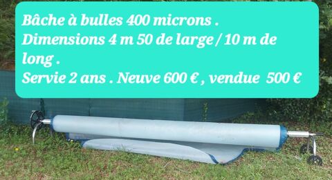 Bche  bulles pour piscine avec enrouleur  
0 Castetner (64)