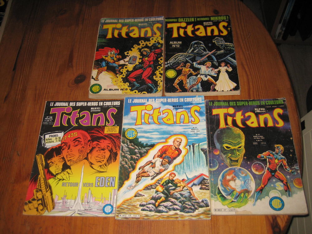 LOT 79 TITANS entre le 22 et le 221 LUG SEMIC marvel comics Livres et BD