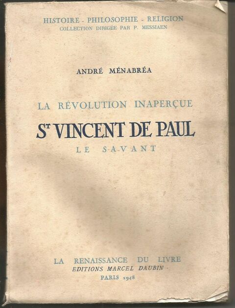 André MENABREA La révolution inaperçue ST VINCENT DE PAUL 5 Montauban (82)