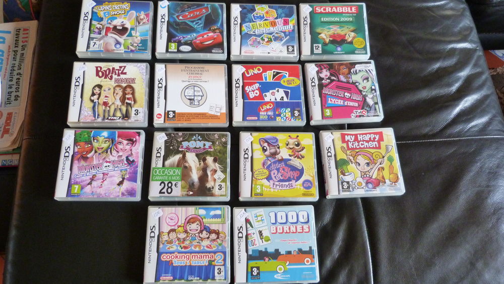 JEUX DE DS NINTENDO COMPLET (BOITE D ORIGINE + NOTICE) Consoles et jeux vidéos