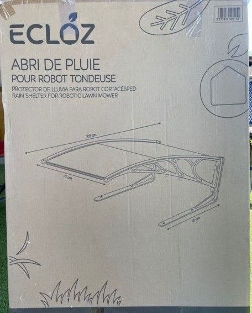 Robot Tondeuse ECLOZ E-1200 CONNECT &amp; Abri - Neuf Jardin