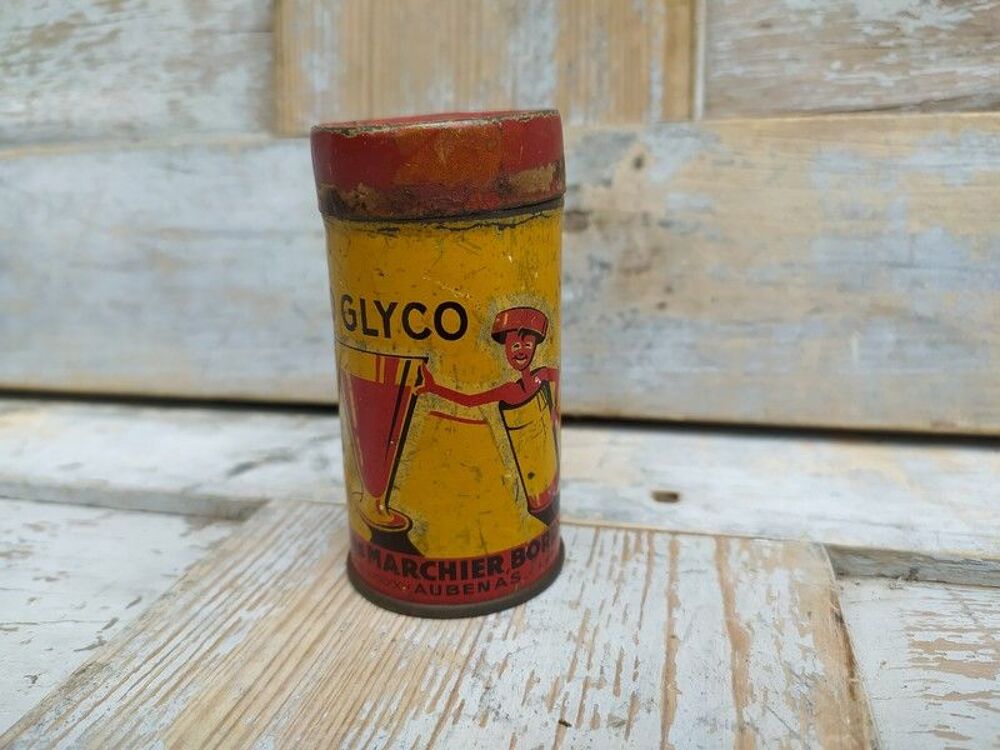 Boite Publicitaire Coco Glyco Marchier Borrie Aubenas 