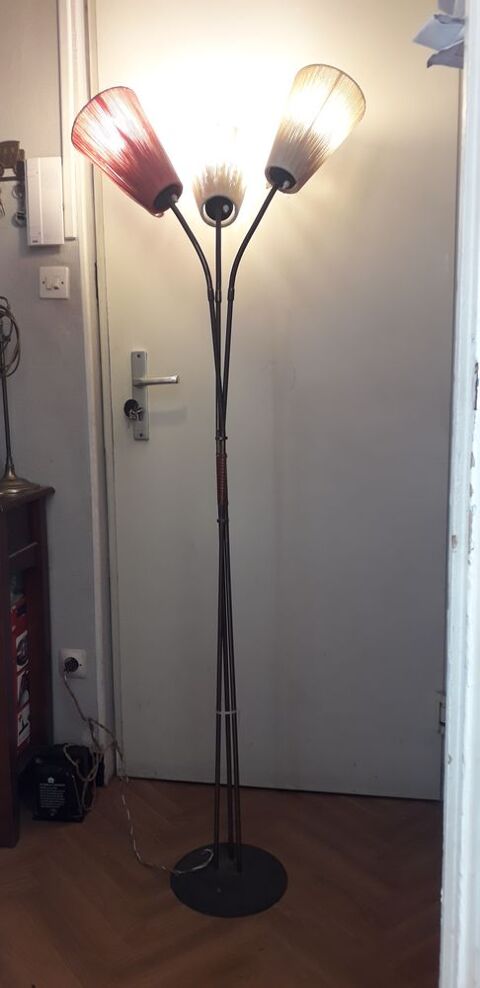 Lampadaire 03 spots ann�es 1950 220 Marseille 15 (13)