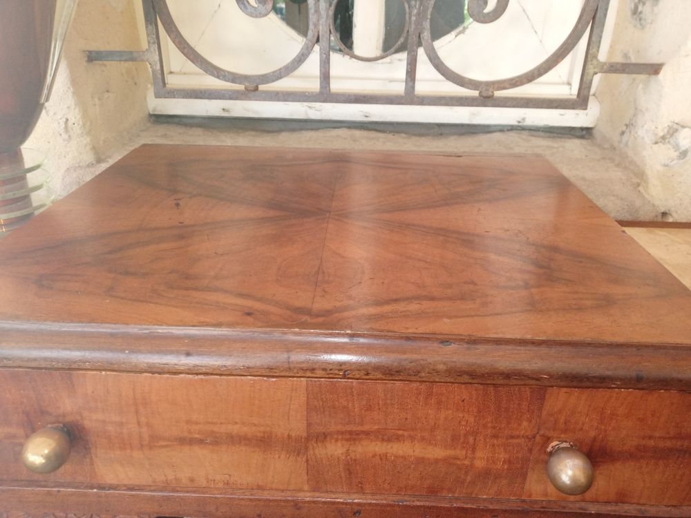 Buffet Bas placage en loupe d'orme Art D&eacute;co Meubles