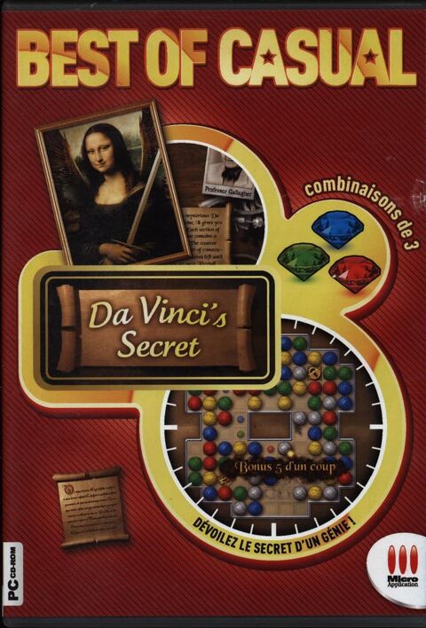 BEST OF CASUAL ? Da Vinci's  Secret ? pour PC
10 Septèmes-les-Vallons (13)