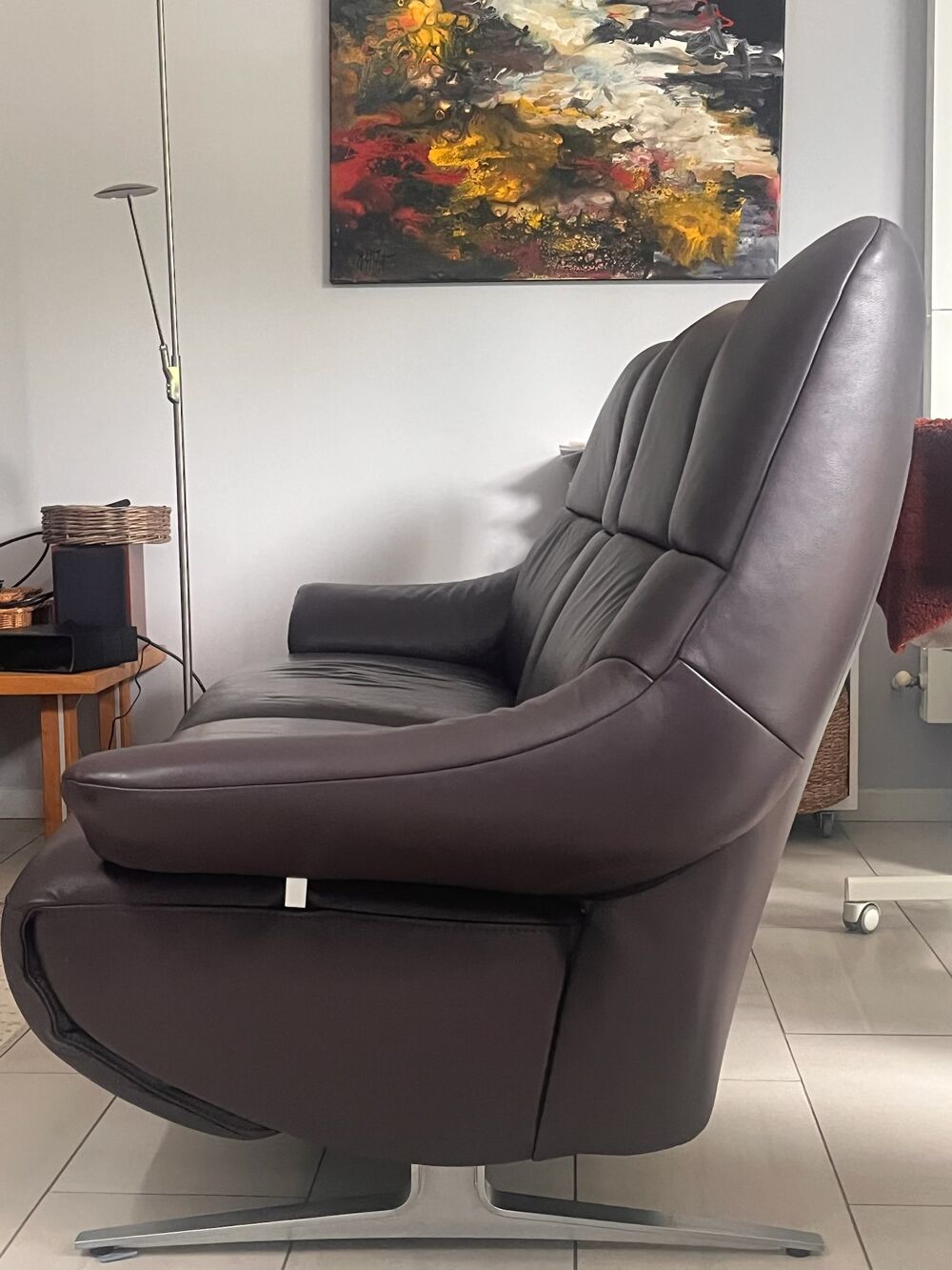 Canap&eacute; cuir 1,90m Meubles