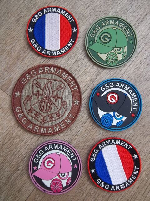 lot �cussons airsoft G&G Armament insignes collection 15 Valognes (50)