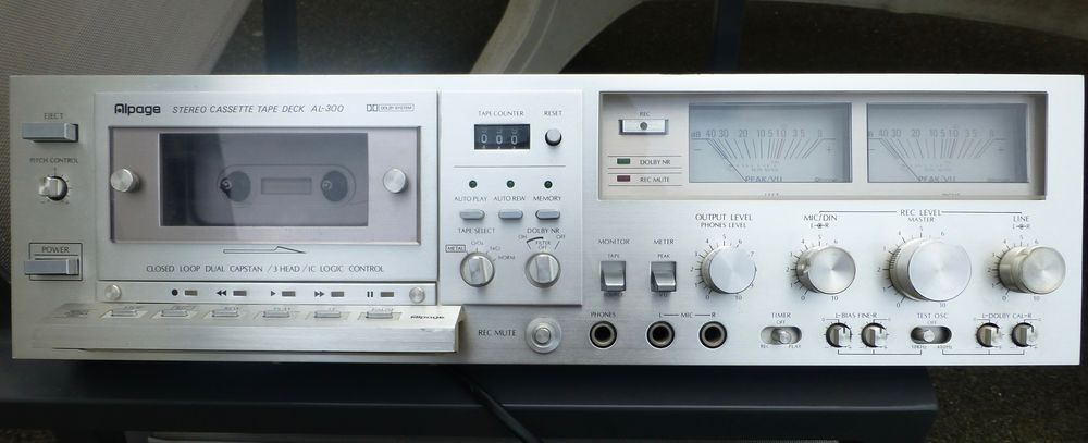 Platine K7 vintage ALPAGE AL300 Audio et hifi