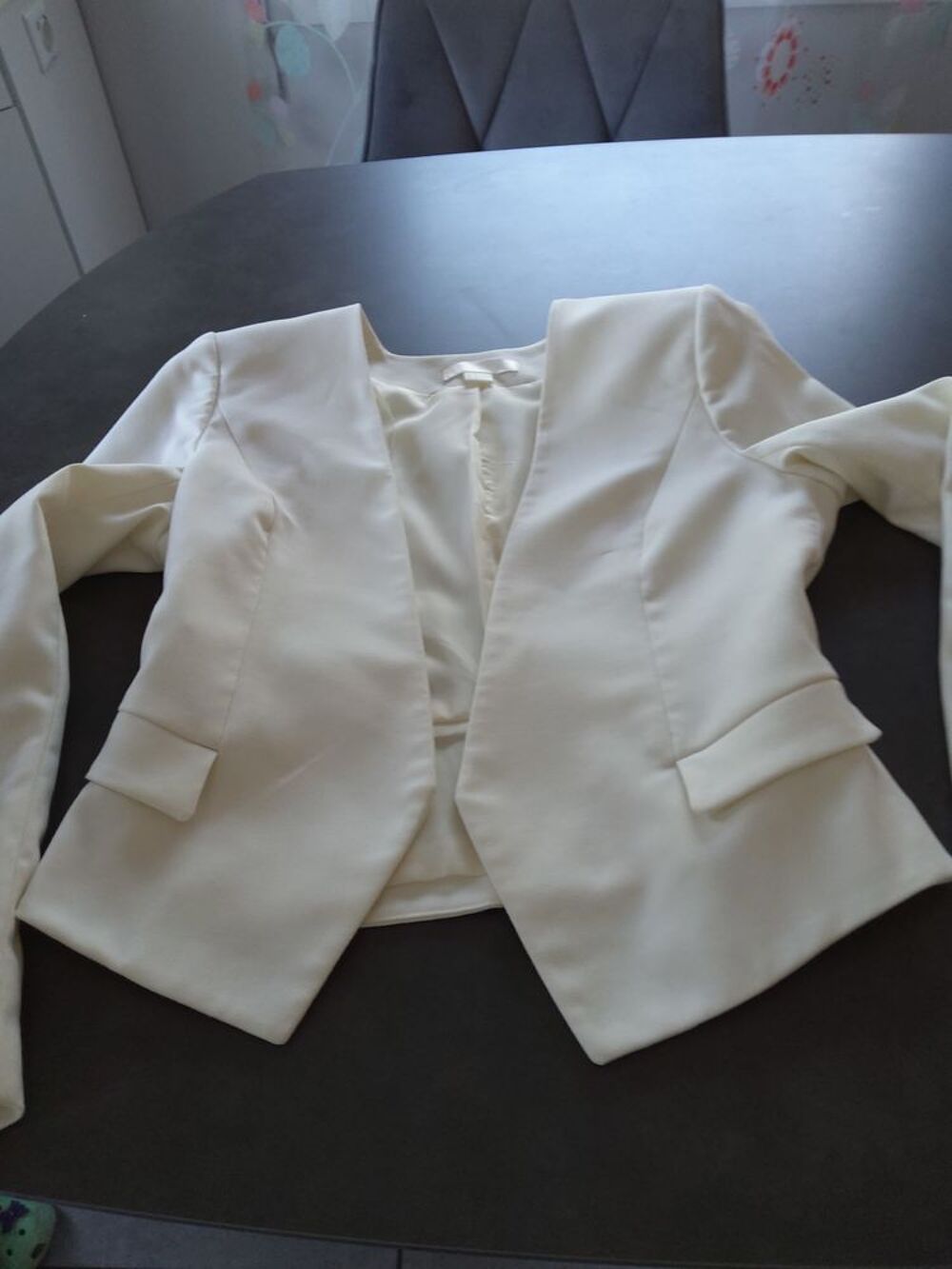 VESTE H&amp;M blanche 36 Vêtements