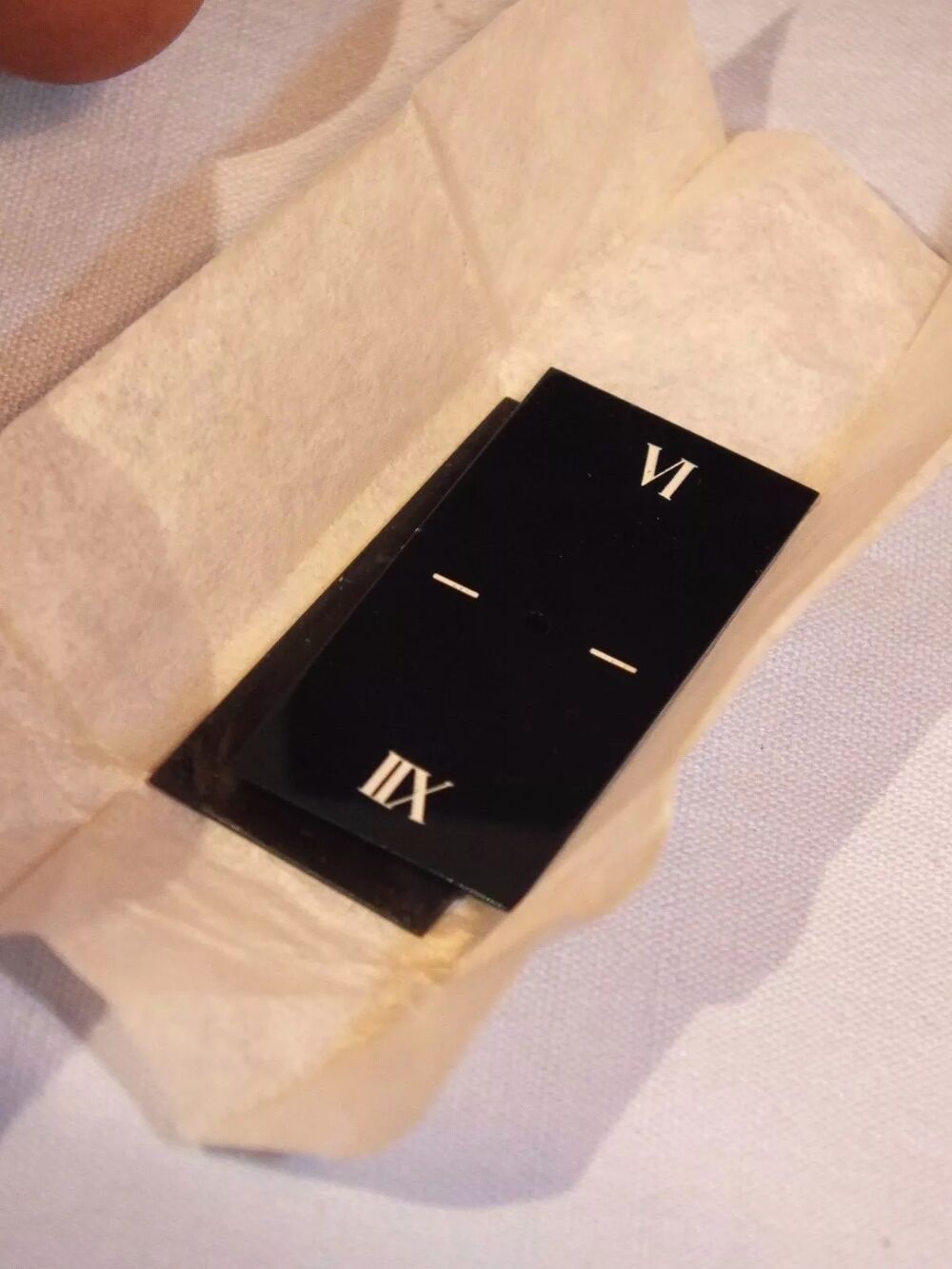 Lot 2 Cadrans de montre de poignet - fond de stock - noir 17 Bijoux et montres