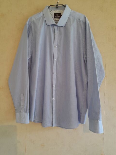 Chemise Ollygan rayée bleue (93) 50 Tours (37)