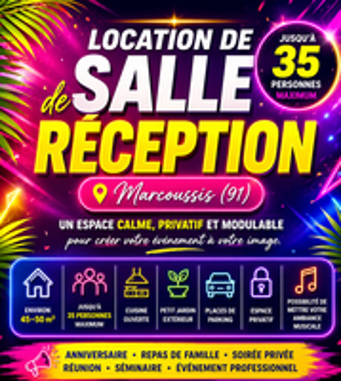   salle de réception pas chère  