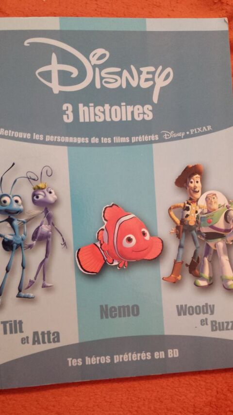 BD 3 HISTOIRES DISNEY
TILT ET ATTA
NEMO
WOODY ET BUZZ
2 Triel-sur-Seine (78)