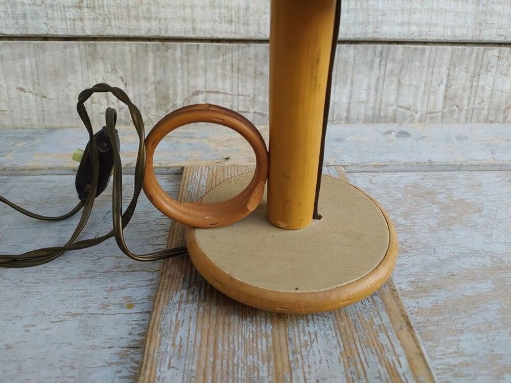 Lampe Rotin Vintage Style Bougeoir &agrave; Main
Décoration