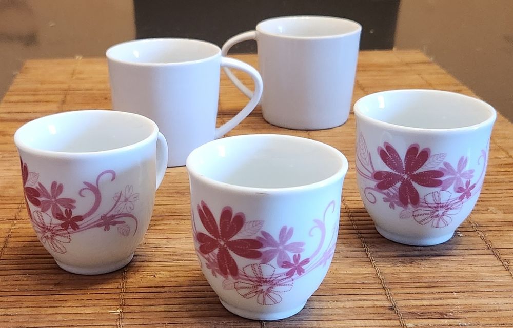 6 Tasses Décoration