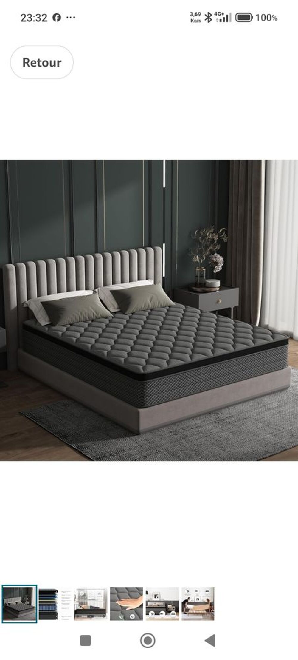 Matelas lit 140 Meubles