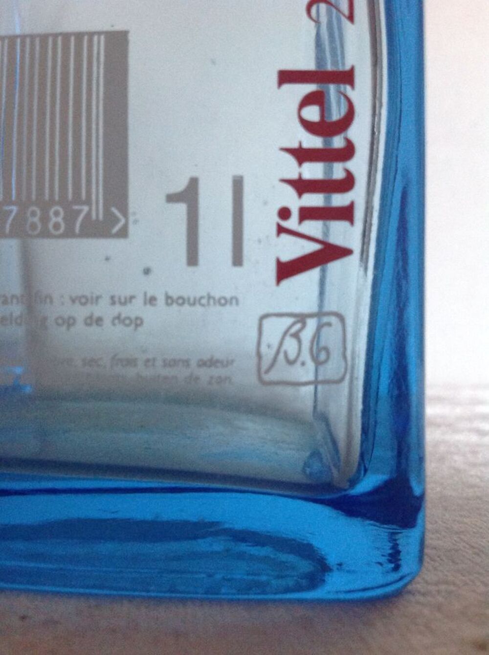 BOUTEILLE VIDE S&Eacute;RIGRAPHI&Eacute;E SIGN&Eacute;E GAROUSTE &amp; BONETTI Envoi 