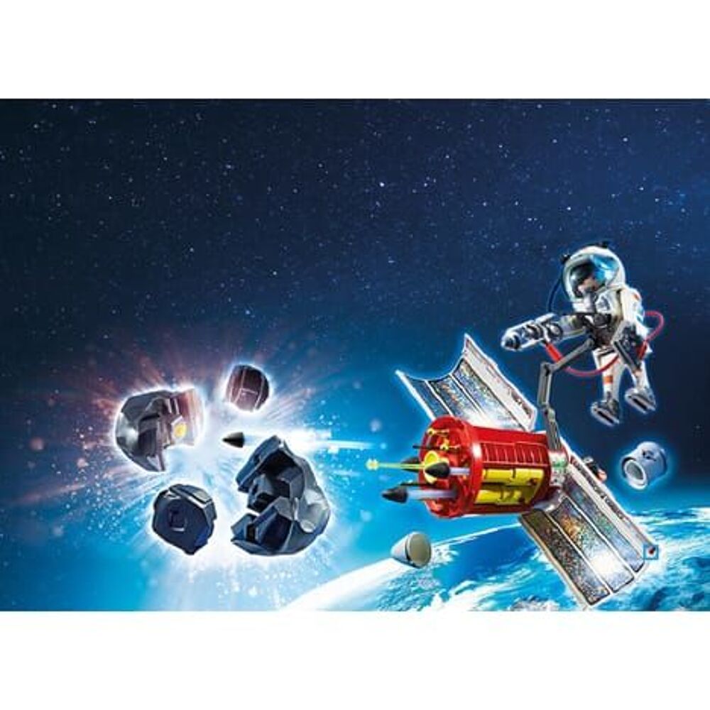 Playmobil Satellite avec laser et m&eacute;t&eacute;ro&iuml;de 6197 Jeux / jouets