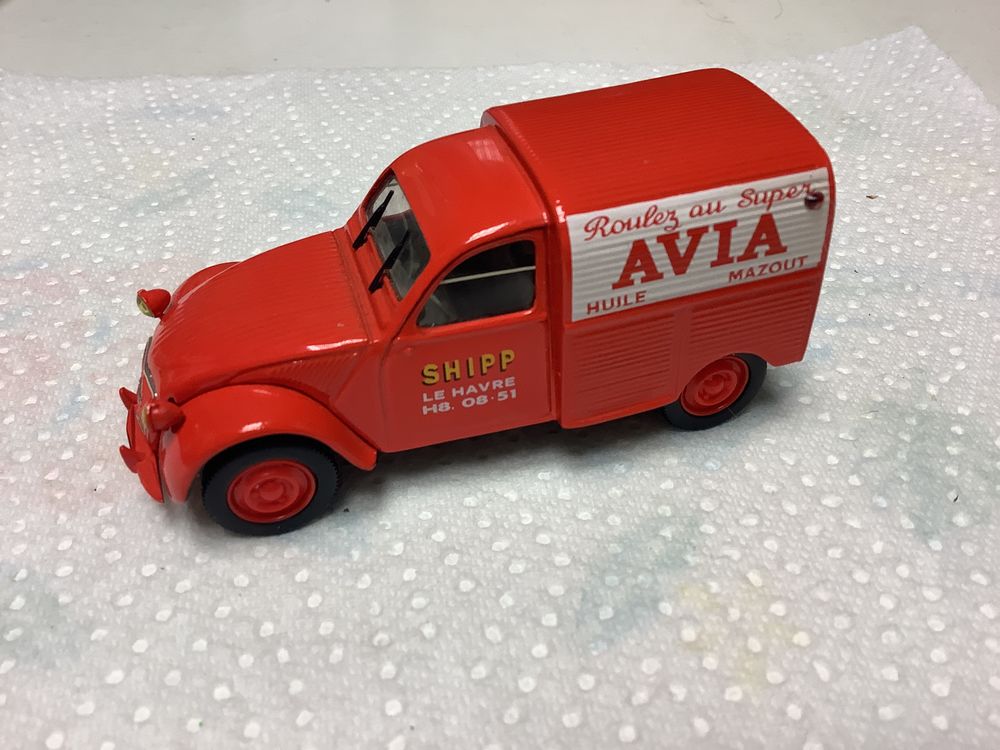 CITRO&Euml;N 2CV AZU AVIA FOURGONNETTE 1/43 voiture miniature 