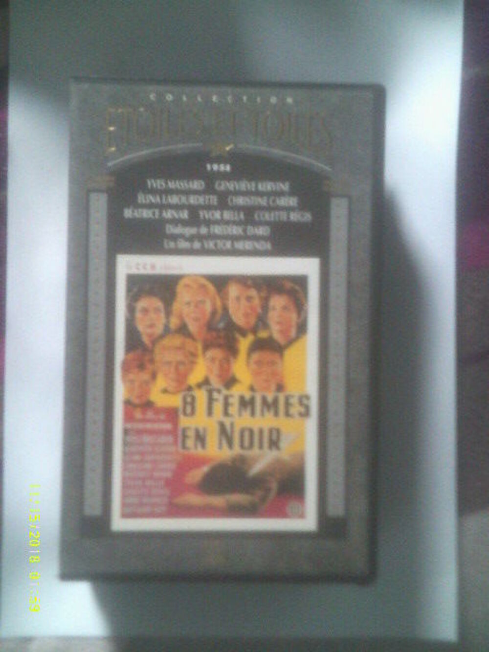 HUIT FEMMES EN NOIR avec genevieve Kervine DVD et blu-ray
