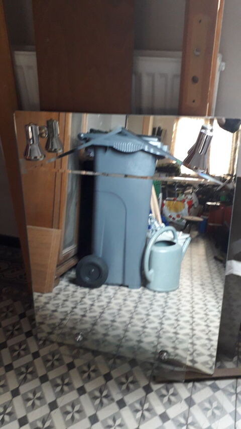 Miroir de salle de bain �clairage 2 spots. 54 Flers-en-Escrebieux (59)