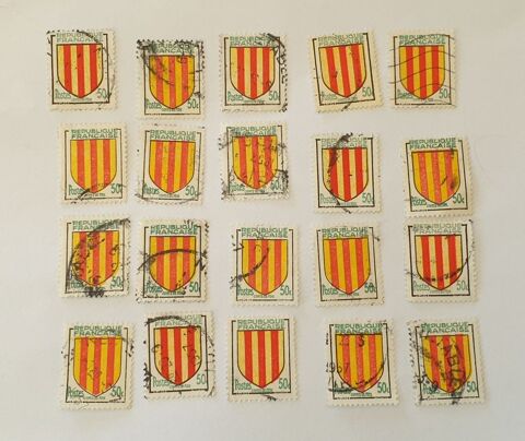 Timbre france blason Comt� de Foix 1955 lot 0.60 euro  0 Marseille 9 (13)