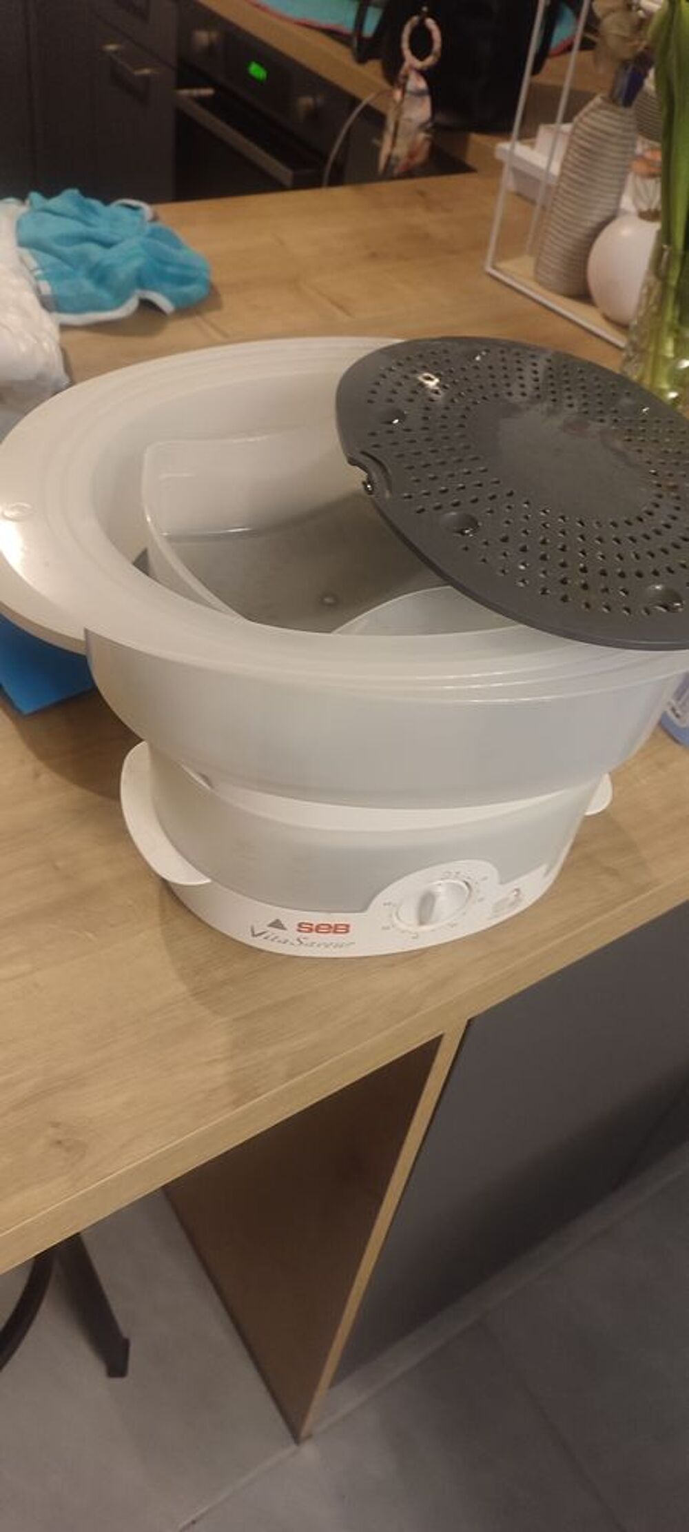 Cuiseur vapeur Seb blanc Electroménager
