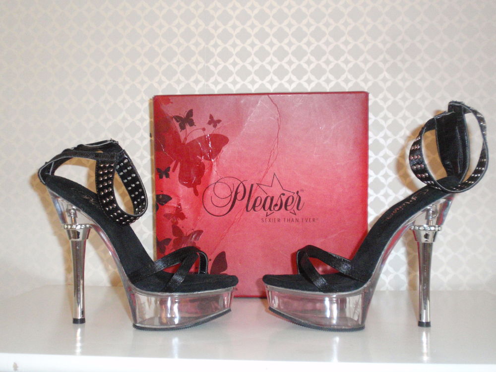 Sandales a plateforme 5 1/2 a bride cheville PLEASER neuf. Chaussures