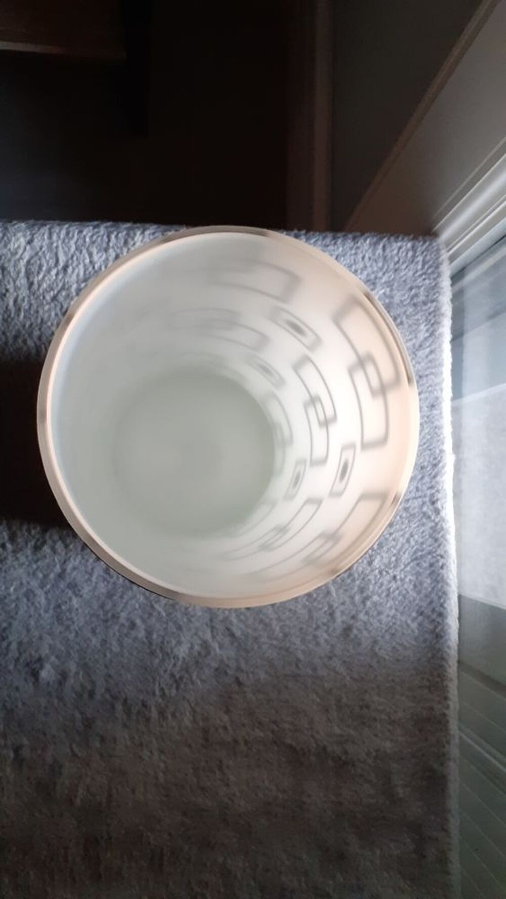 Vase blanc et noir Dcoration