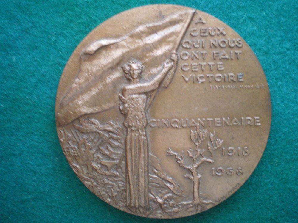 M&eacute;daille du Cessez le feu - 11 Novembre 1918 