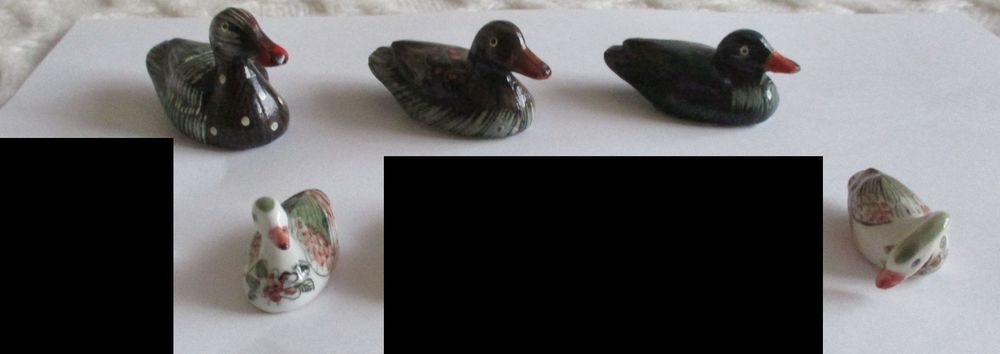 5 animaux canards miniatures Jeux / jouets
