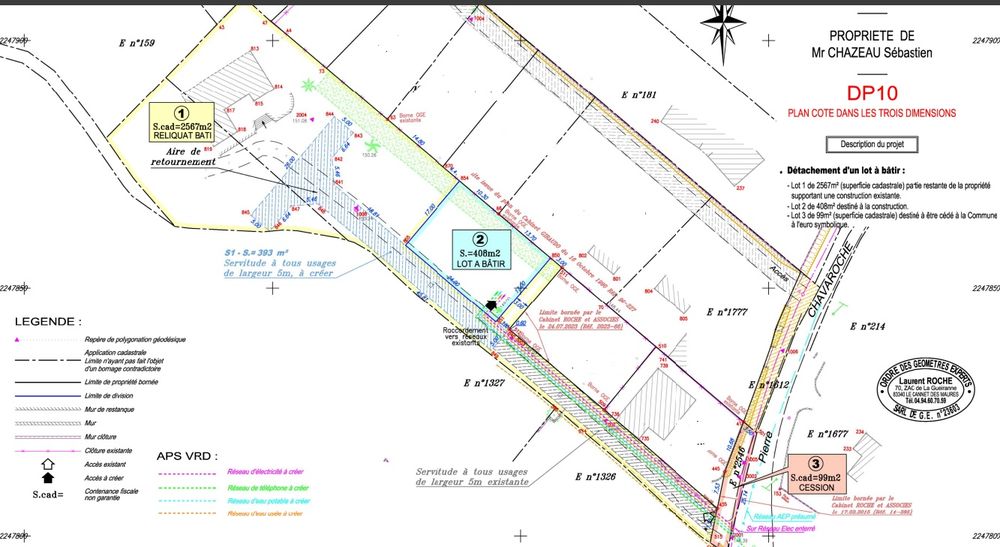 Vente Terrain Terrain 408m² viabilisé au Luc en Provence Le luc