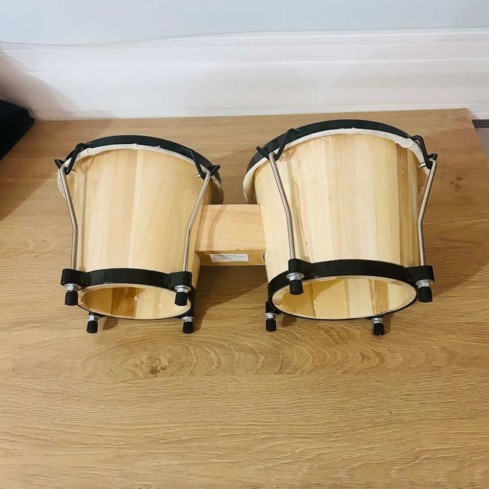 Set de Bongos Rockjam 7" et 8" + Sac de transport - NEUF Instruments de musique
