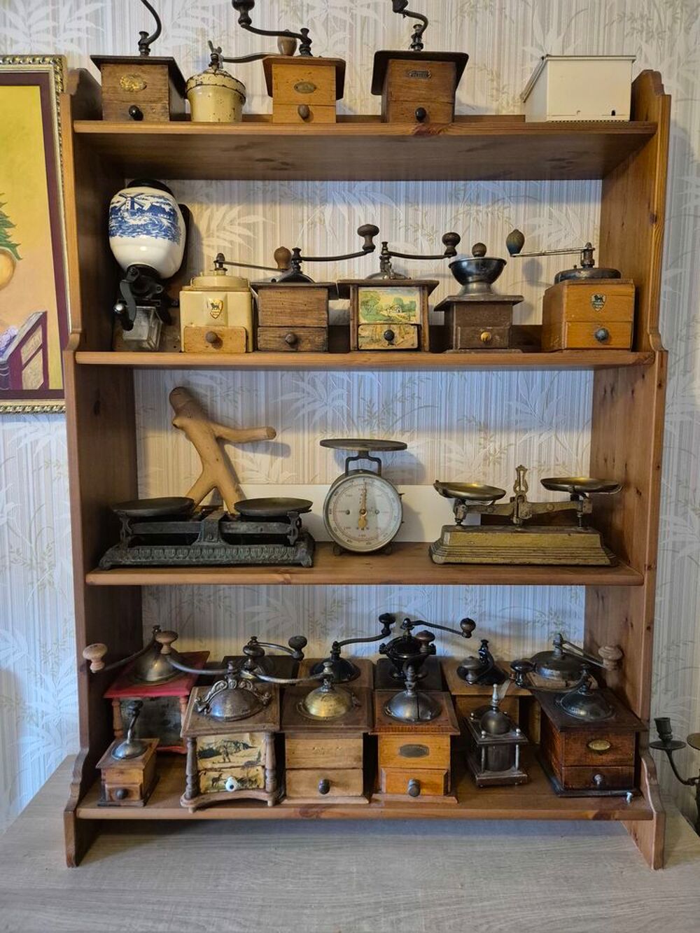 Collection de moulins &agrave; caf&eacute; 