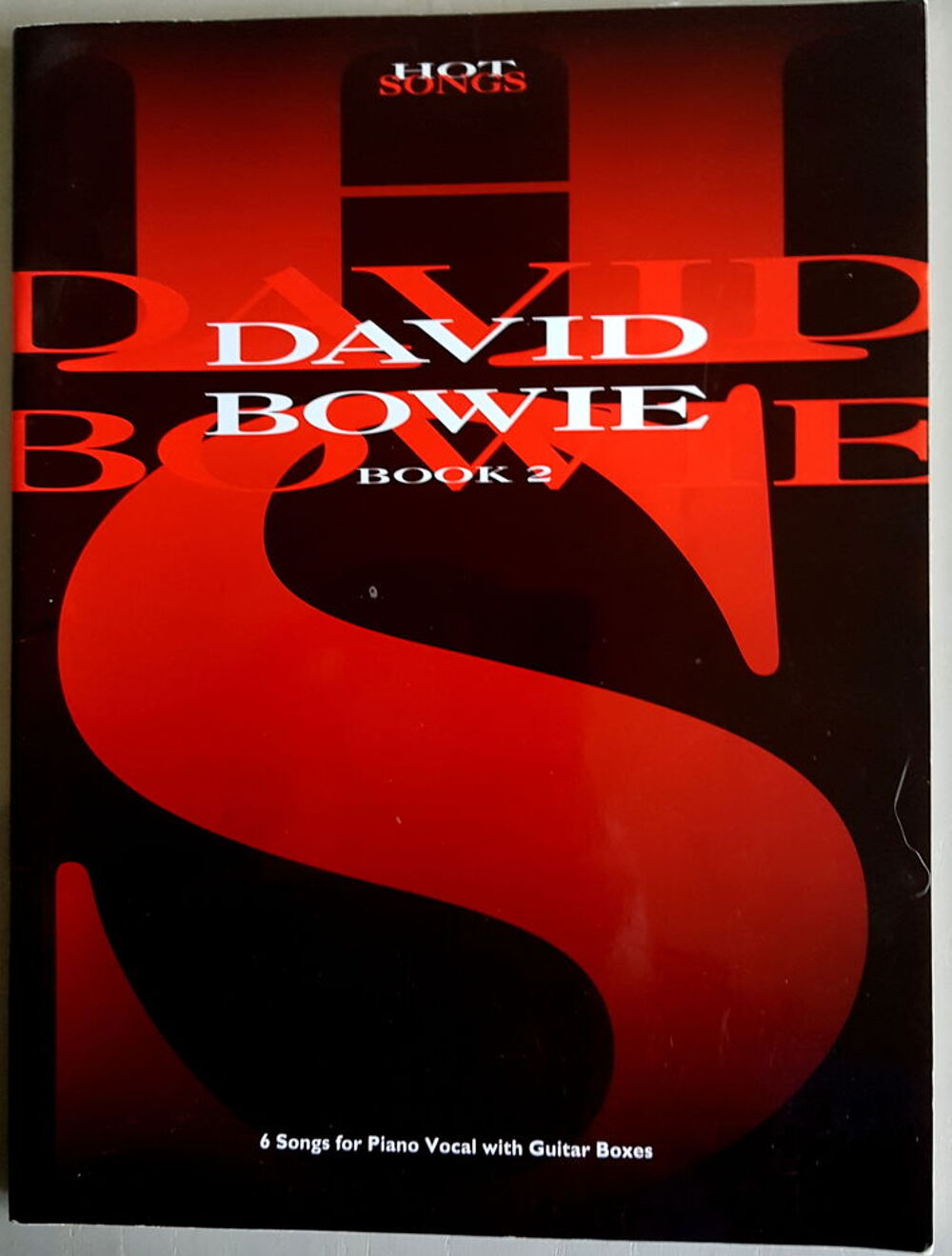 PARTITION David BOWIE Livres et BD
