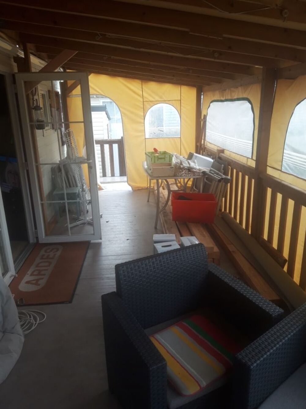 Terrasse de Mobil home Jardin