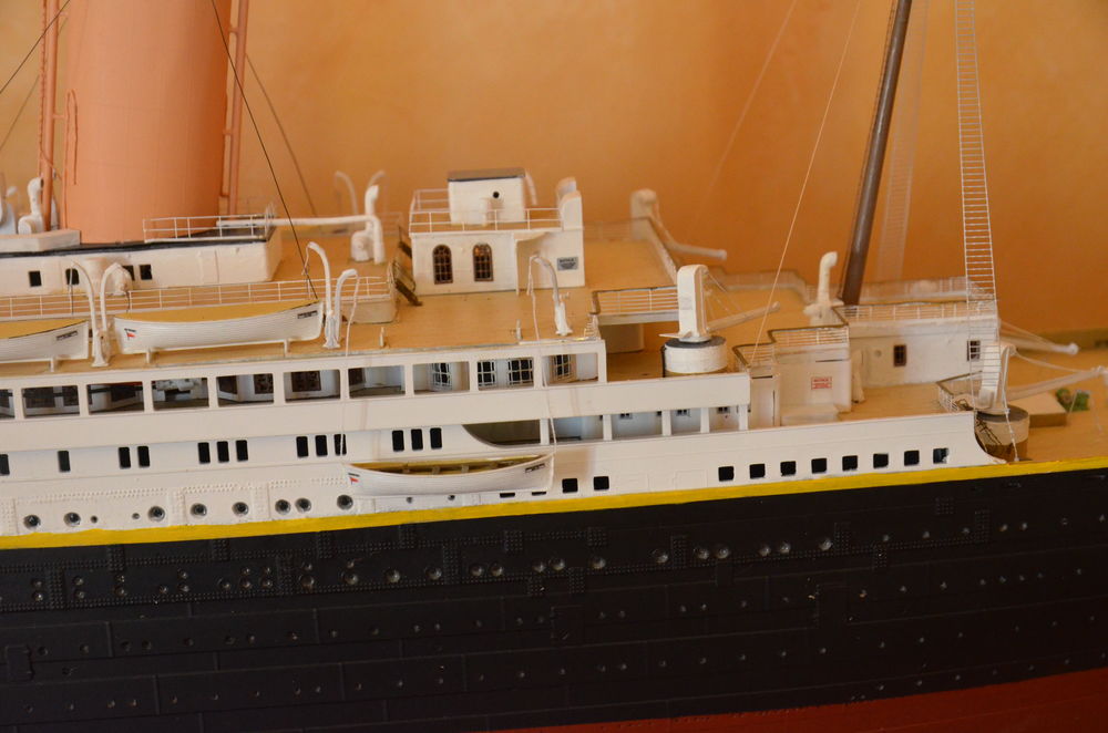 Maquette RMS Titanic Trumpeter au 1/200&egrave;me 