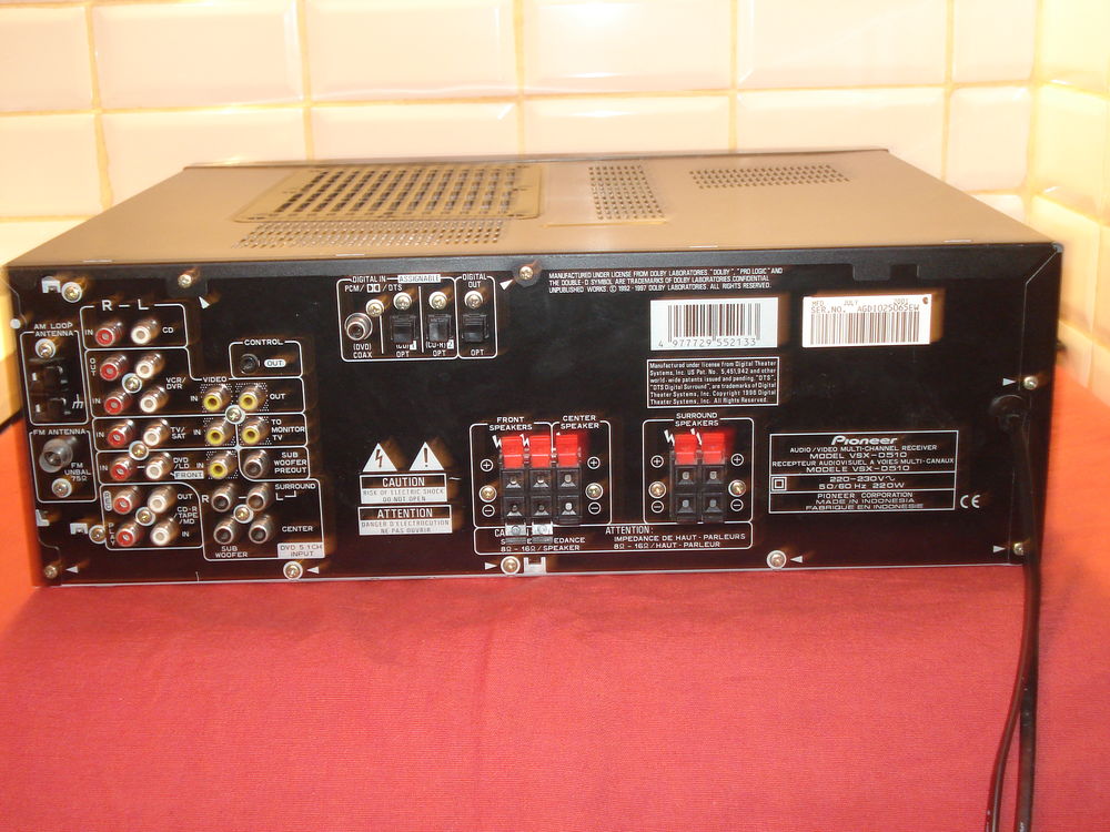 Pioneer Audio Vid&eacute;o R&eacute;cepteur VSX-D510 Audio et hifi