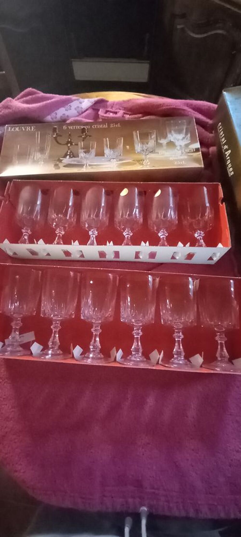 Verres cristal d'arques LOUVRE N&deg;2 Décoration