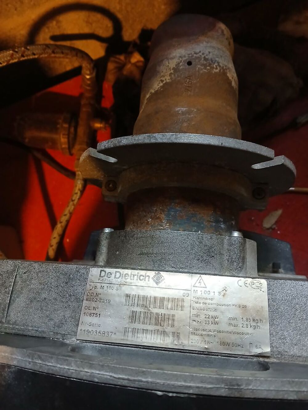 Br&ucirc;leur fuel De Dietrich Bricolage