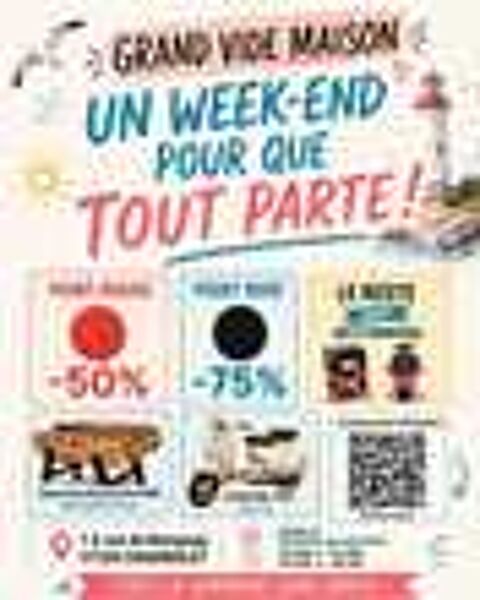 GRAND VIDE-MAISON ? UN WEE avec des petits prix Vide grenier, marché aux puces, braderie